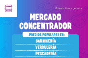 se invita a los vecinos y vecinas a disfrutar de los productos y excelentes precios del mercado concentrador en la Casa de la Mujer