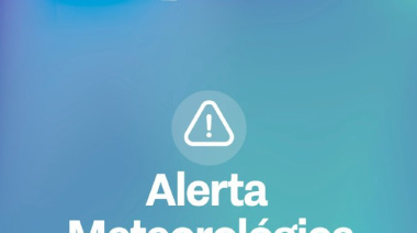 Alerta amarilla por nevadas en zona centro y sur de la provincia