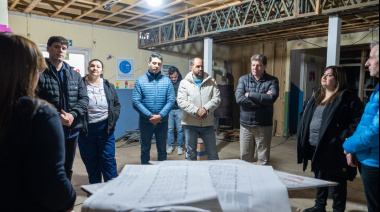 Se recorrió la obra del centro de abordaje integral de salud mental en Río Grande