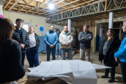 Se recorrió la obra del centro de abordaje integral de salud mental en Río Grande