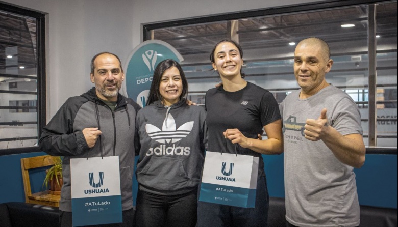 El Instituto Municipal de Deportes de Ushuaia reconoció a la atleta Renata Godoy