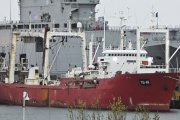 El buque pesquero TAI AN zarpó del puerto de Ushuaia