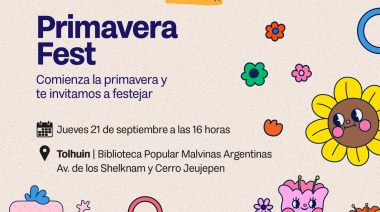 Mañana se realizará la ‘Primavera Fest’ en la Biblioteca Popular Malvinas Argentinas