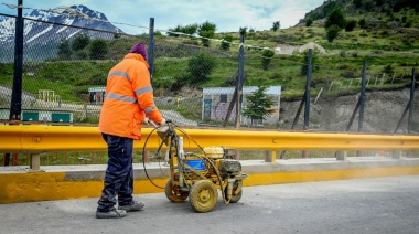 El municipio de Ushuaia concluyó la repavimentación del puente de Héroes de Malvinas-Ruta N° 3