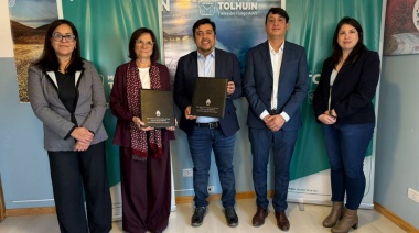 La Dra. Battaini firmó un convenio de colaboración y asistencia con el intendente Harrington