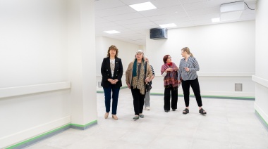 Urquiza y Di Giglio recorrieron el Centro de Rehabilitación Ushuaia junto a familiares de personas con discapacidad