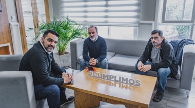 El intendente Vuoto se reunió con Moisés Solorza, quien coordinará los servicios que presta UISE en Río Grande