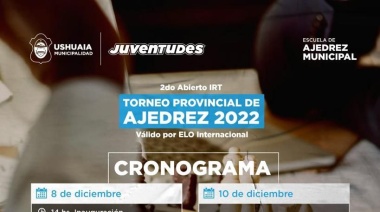 La Municipalidad de Ushuaia impulsa un Torneo Provincial de Ajedrez