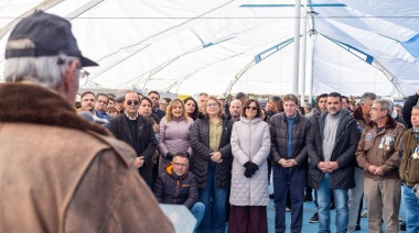 Quedó inaugurada la carpa de los Veteranos de la Guerra de Malvinas