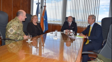El nuevo Delegado del Ejército en TDF presentó credenciales