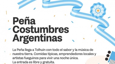 Llega la peña “Costumbres Argentinas” a Tolhuin: música, identidad y encuentro en el corazón de la isla
