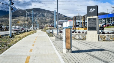 La Municipalidad de Ushuaia inaugura la bicisenda ‘Pensar Malvinas’