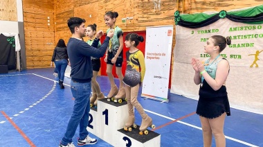 Se realizó el tercer encuentro de patinaje artístico de la zona sur