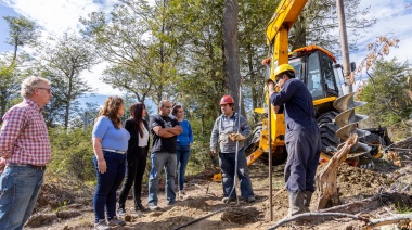 Productores destacaron el impacto positivo de la obra de tendido eléctrico en la Ruta 23