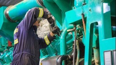 Se realiza una intensa tarea de reparación en el sistema de generación eléctrica