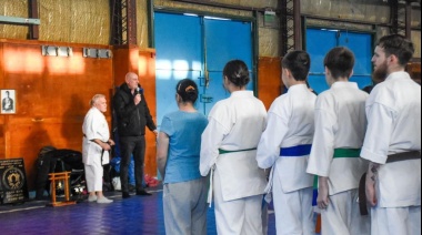Se realizó una exhibición de artes marciales