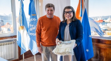 El Gobernador Melella recibió a la Coordinadora Residente de Naciones Unidas en Argentina, Claudia Mojica