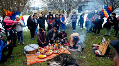 La Municipalidad de Ushuaia acompañó la ceremonia a la Pachamama