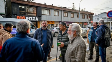 Comerciantes y funcionarios de Ushuaia evaluaron la ubicación de las campanas
