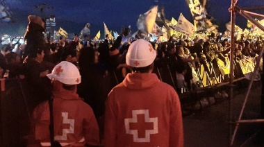 Cruz Roja Filial Ushuaia brindó apoyo en el recital de La Renga