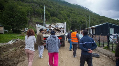 La Municipalidad realizó una jornada de limpieza en Andorra