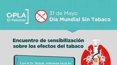 Encuentro de sensibilización por el Día Mundial Sin Tabaco