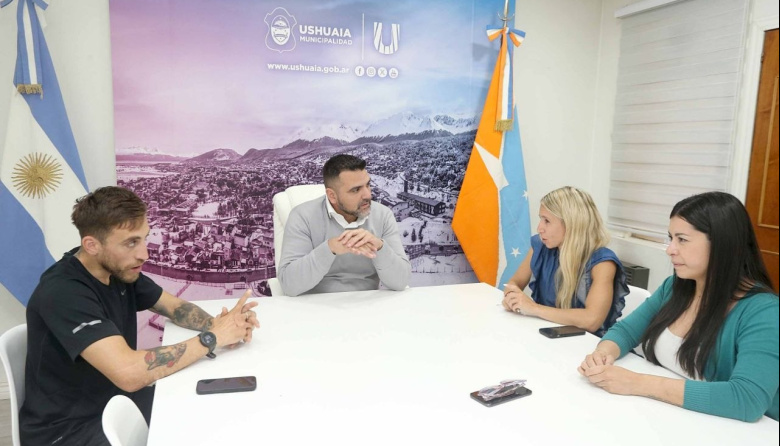 Se recibió a los ganadores fueguinos de la Ushuaia by UTMB