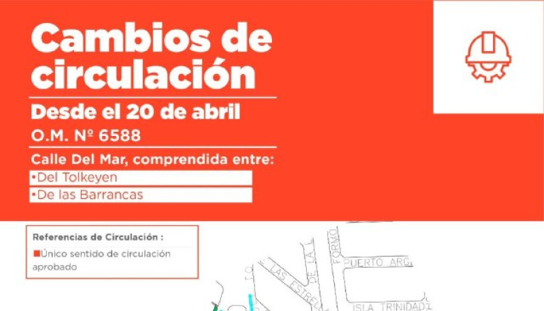 Se implementa nuevos sentidos de circulación en distintos sectores de la ciudad