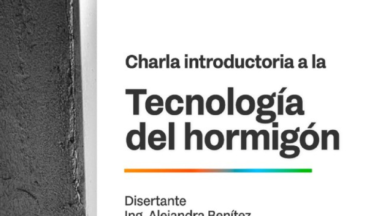 Se brindará una charla virtual introductoria sobre la tecnología del hormigón
