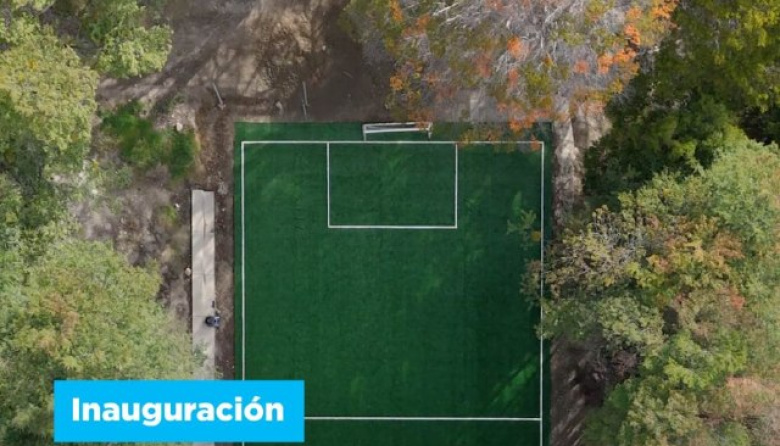 Este domingo se inaugurará el playón deportivo del Barrio Dos Banderas