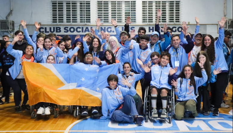 Se recibe a deportistas Patagónicos en los Juegos Integrados