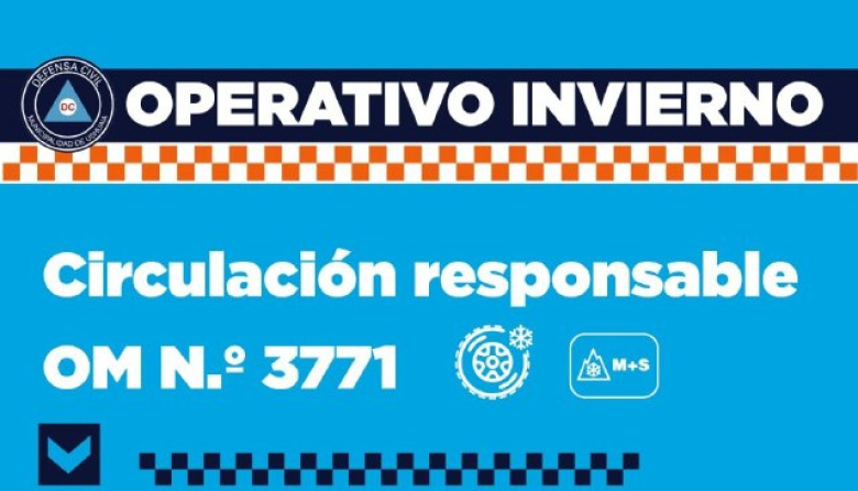 Informa que desde el 15 de mayo será obligatorio el uso de cubiertas de invierno para circular en Ushuaia