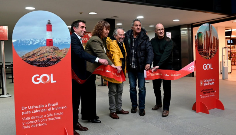 Se inauguró el vuelo de GOL entre San Pablo y Ushuaia