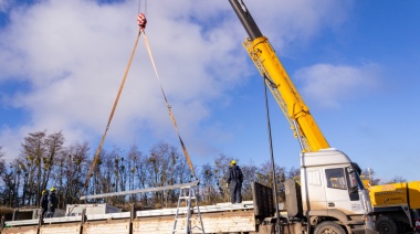 Avanza a buen ritmo la construcción del Hospital Modular en Tolhuin