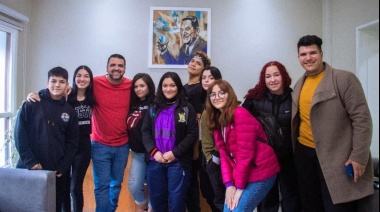 Vuoto mantuvo una reunión con estudiantes del Colegio Ernesto Sabato