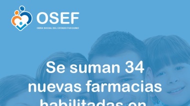 La OSEF suma más de 30 farmacias en Ciudad Autónoma y gran Buenos Aires