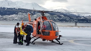 Exitoso rescate donde intervino la empresa de helicópteros