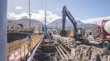 Comenzó el hormigonado para la colocación alcantarillas