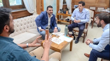 Walter Vuoto se reunió con el Ministro del Interior Wado de Pedro