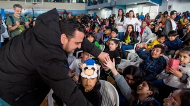 Vuoto encabezó el acto de cierre del programa “Habito Lector: cocineritos, cuentos y relatos”