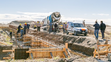 Avanza la obra de la nueva planta cloacal para la zona Norte de Río Grande
