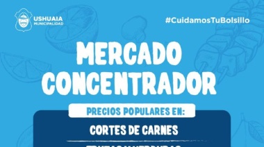 El Mercado Concentrador Municipal de Ushuaia y la Feria de Economía Social vuelven a la Base Naval