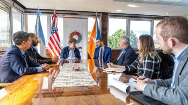 El Gobernador Melella recibió al Embajador de los Estados Unidos, Marc Stanley