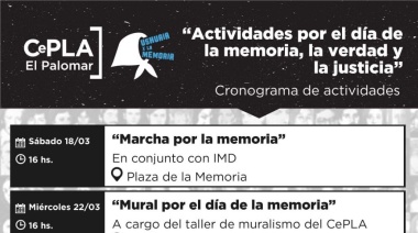 Ushuaia por la Memoria: comenzó la semana que invita a reflexionar sobre el Golpe del 76, la dictadura y el valor del estado de derecho