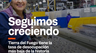 Tierra del Fuego alcanzó la tasa de desocupación más baja de su historia