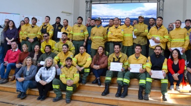 Brindaron reconocimiento a las y los combatientes de incendios