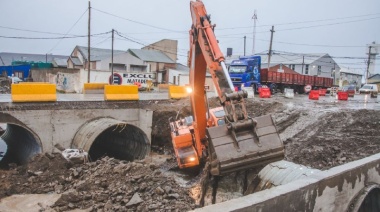 Avanzan los trabajos de la segunda etapa del Nuevo Puente sobre el Arroyo Grande