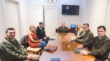 Avanza gestiones con el Ejército Argentino para continuar la reparación y colocación de puentes en Rutas Fueguinas