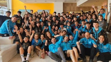 Ya está en Mar del Plata para el inicio de los Juegos Nacionales Evita