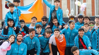 Participaron del acto de apertura de los Juegos Nacionales Evita